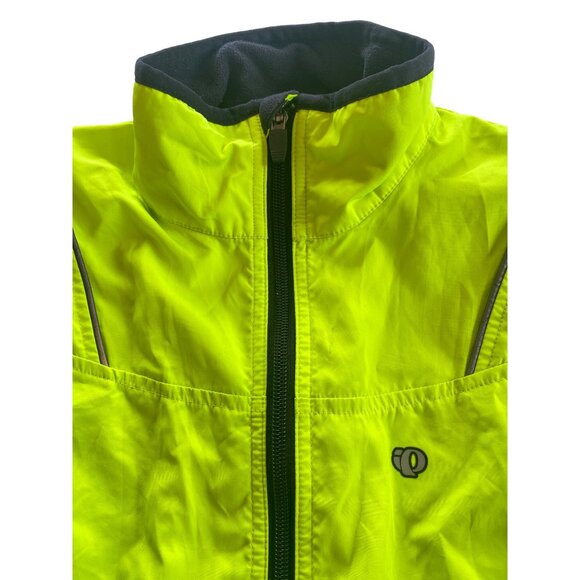 Pearl Izumi W’s Small High Visibility Jacket Full Zip Neon Yellow Reflective - Picture 6 of 10